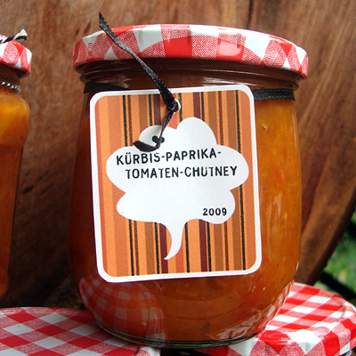 Kürbis-Paprika-Tomaten-Chutney .:. mit Rezept .:.
