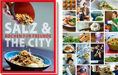 Cover Kochbuch «Salz & The City»; Fotos aus dem Inhalt.