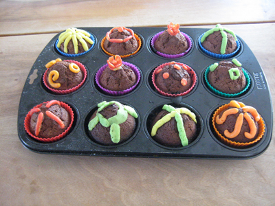 Verzierte Cupcakes von Anina und Selina.