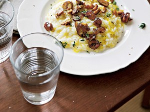 Lauchrisotto mit Kastanien/Maroni von Hugh Fearnley-Whittingstall