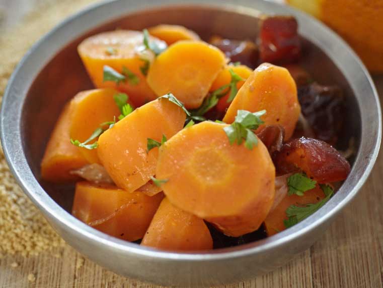Karottenragout mit Couscous