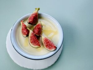 Feigenblatt-Pannacotta